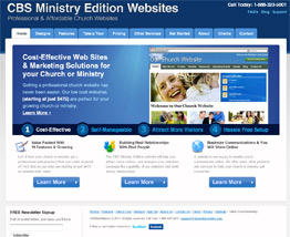 CBS Church Website Design