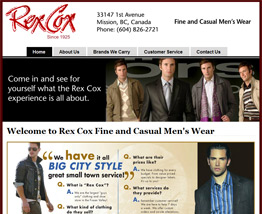 Rex Cox Mens Wear