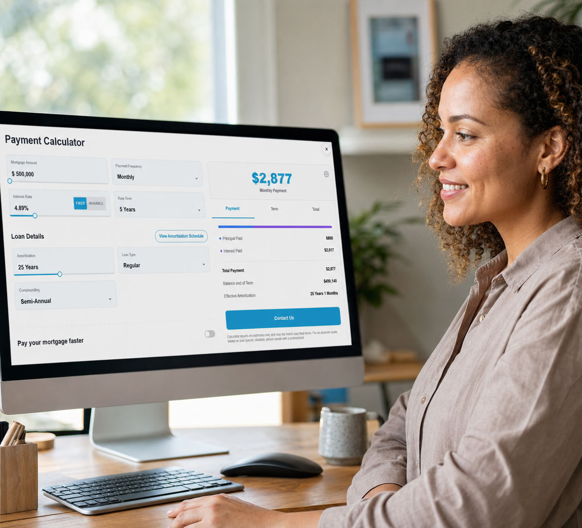 Canadian mortgage calculator hub preview