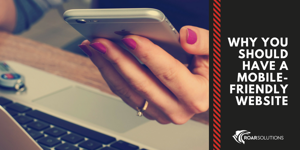 Mobile-friendly website design banner