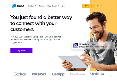 Roar Websites now integrate with Tidio Live Chat to help boost your online sales!