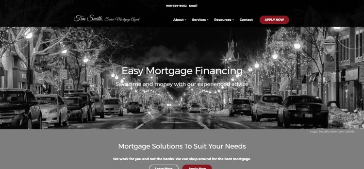 Tim Smith mortgages cityscape