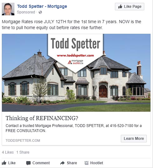 Facebook Ad Example