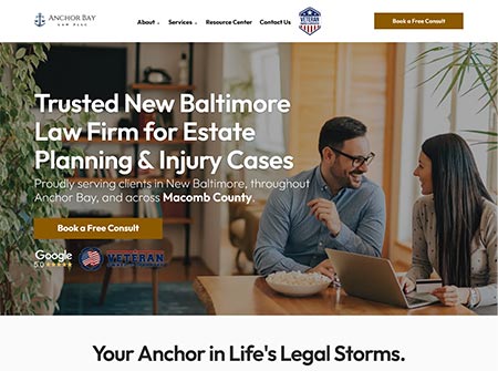 New Google and AEO Rankings Client - Anchor Bay Law