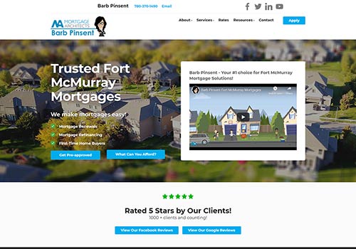 New Google Rankings Client (SEO) - Barb Pinsent - Fort McMurray Mortgage Broker