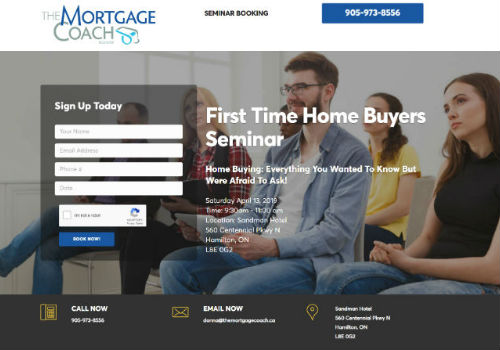 Mortgage Broker and Loan Officer Landing Pages