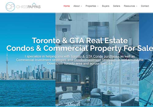 New Google Rankings Client (SEO) - Chris Pappas - Toronto -GTA Real Estate Agent