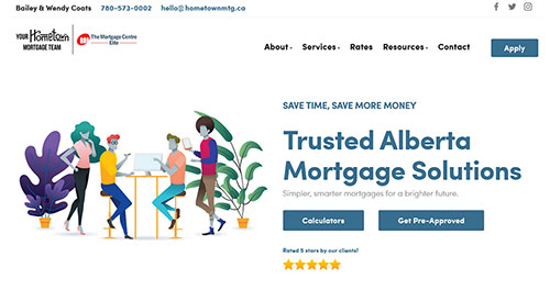 New Google Rankings (SEO) Mortgage Client-Bailey-Wendy-Coats-Cold-Lake-Mortgages