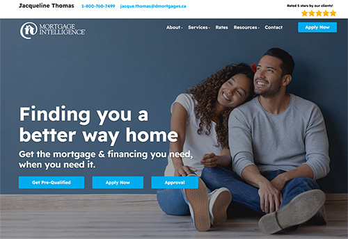 New Google Rankings (SEO) Mortgage Client - Jacqueline Thomas - Pickering-Durham Region Mortgage Agent