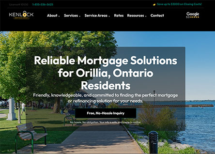 New Mortgage SEO and Adwords Client - Ken Walters