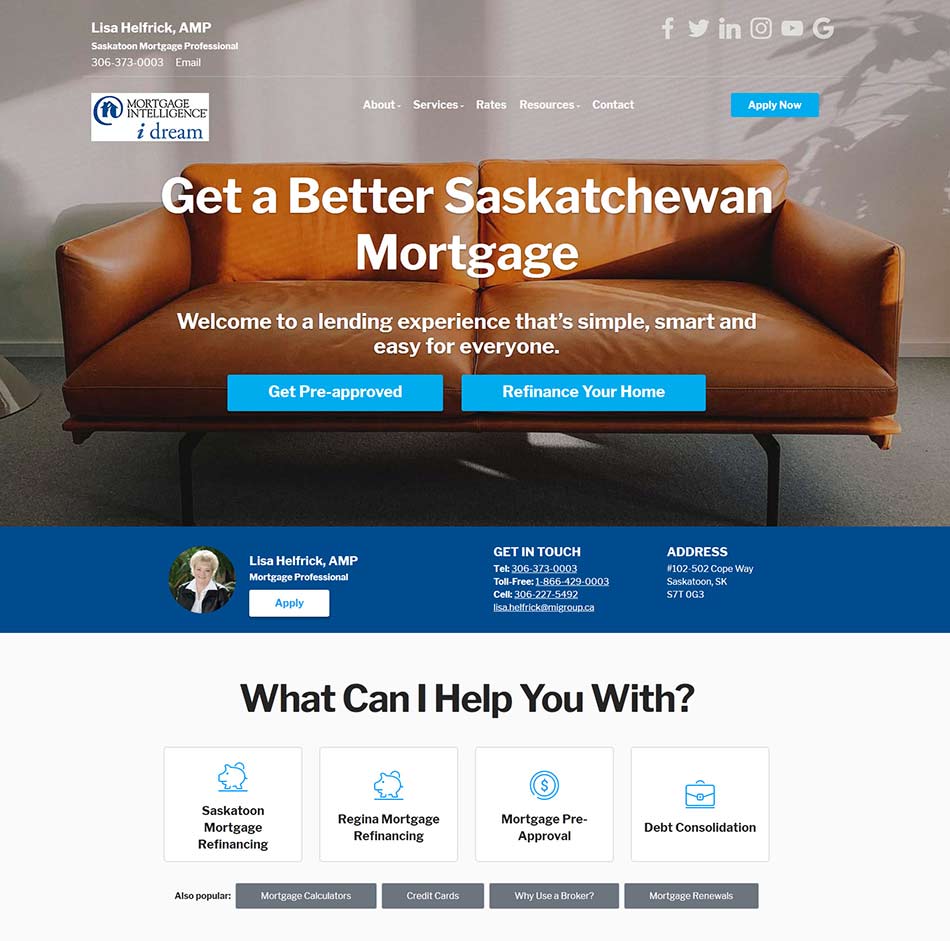 Lisa Helfrick Saskatoon Mortgage Broker