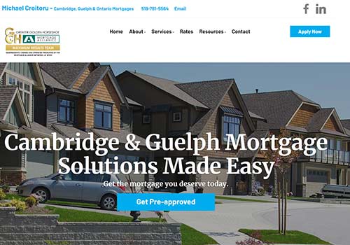 New Google Rankings Client (SEO) - Michael Croitoru - Cambridge, Ontario Mortgage Broker
