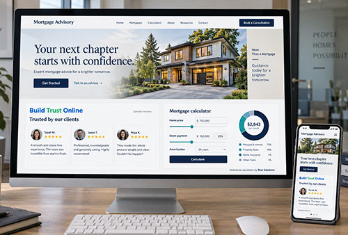 Mortgage Website Design: From Brochure to Building Trust
