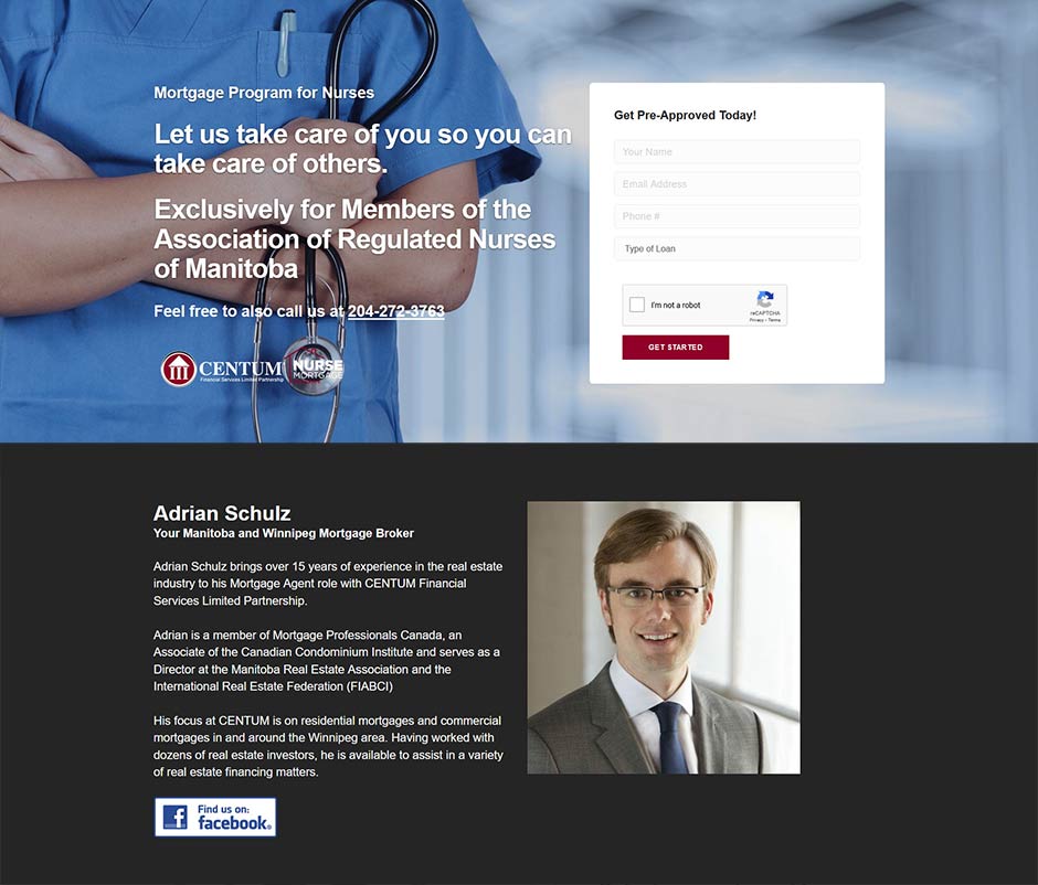 Mortgage Website Design by Roar Solutions - Adrian Schulz