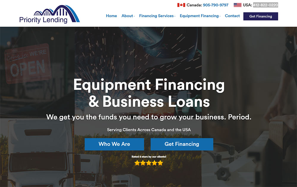 Equipment Financing & Business Loans