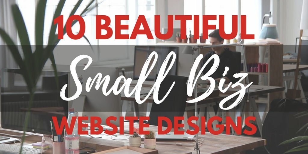 10 beautiful small biz website designs
