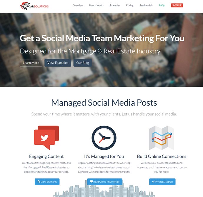 Small Business Site Example
