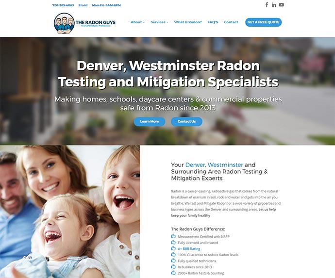 Small Business Site Example
