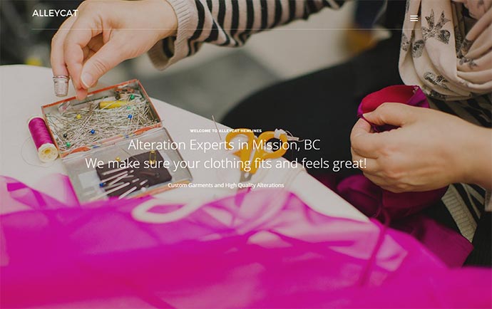 Small Business Site Example