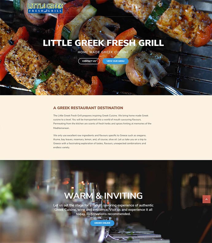 Small Business Site Example