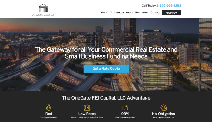 one-gate-commerical-finance-website