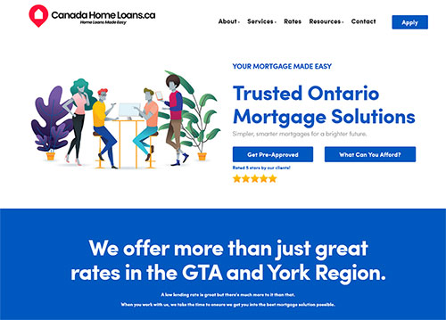 New Google Rankings (SEO) Mortgage Client - James Vecchiarelli - York Region Mortgages