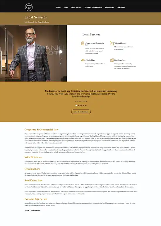 Law Firm website tools