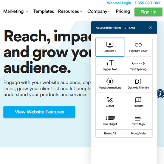 Mortgage and Real Estate Accessibility Widget