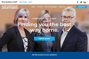 Customized Mortgage Website Designs