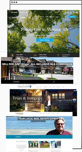 You work on your business. We'll handle your real estate website